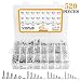304 Stainless Steel Screws and Nuts, M2 M3 M4 Hex Socket Head Cap Screws Assortment Set Kit with Storage Box (520 Pcs Hex Socket Head Cap Screws Nuts)