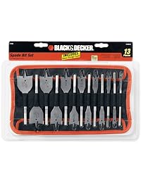 Black & Decker 71-536 Selección de mechas para taladro de 1 4-pulgadas a 1-1 2-pulgadas, 13 piezas