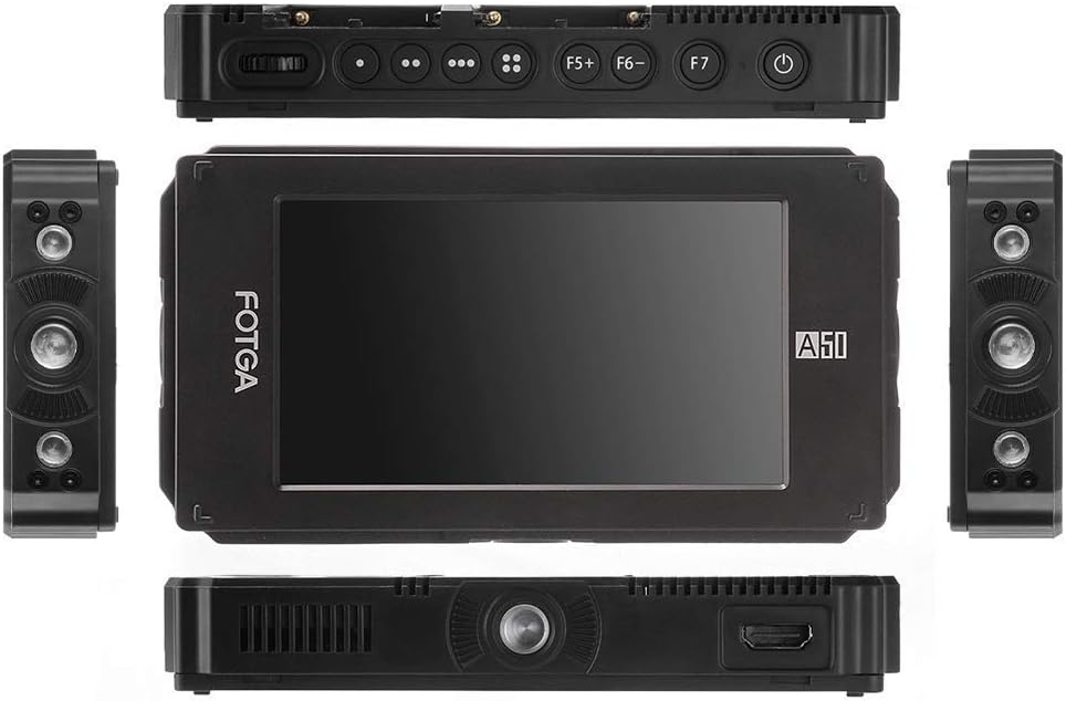 Fotga DP500IIIS A50T 5-inch FHD Video On-Camera Field Monitor, Touch Screen, 1920x1080, 510cd/m² - Image 4