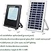 Solar Flood Lights Outdoor&Indoor 120Leds 1000Lumen Rechargeable Solar Powered Led Security Light IP65 Waterproof Auto On/Off for Garden,Landscape,Yard,Porch,Patio,Garage,Pool,Sign,Billboard