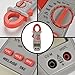 Clamp Multimeter, WELAISE Auto-Ranging Digital Clamp Meter NCV with AC/DC Voltage Resistance Test Temperature Scanners Hand Tools