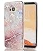 Spevert Galaxy S8 Plus Case, Marble Pattern Hybrid Hard Back Soft TPU Raised Edge Ultra-Thin Shock Absorption Slim Protective Cover Case for Samsung Galaxy S8 Plus/S8+ (Colorful)