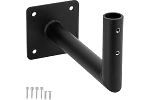 Weather Vane Roof Mount Bracket with Hardware, TCHOSUZ Heavy Duty Black TV Antenna Mounting, Eaves Weathervane Mounting Bracket for Roofs Cupola Antenna