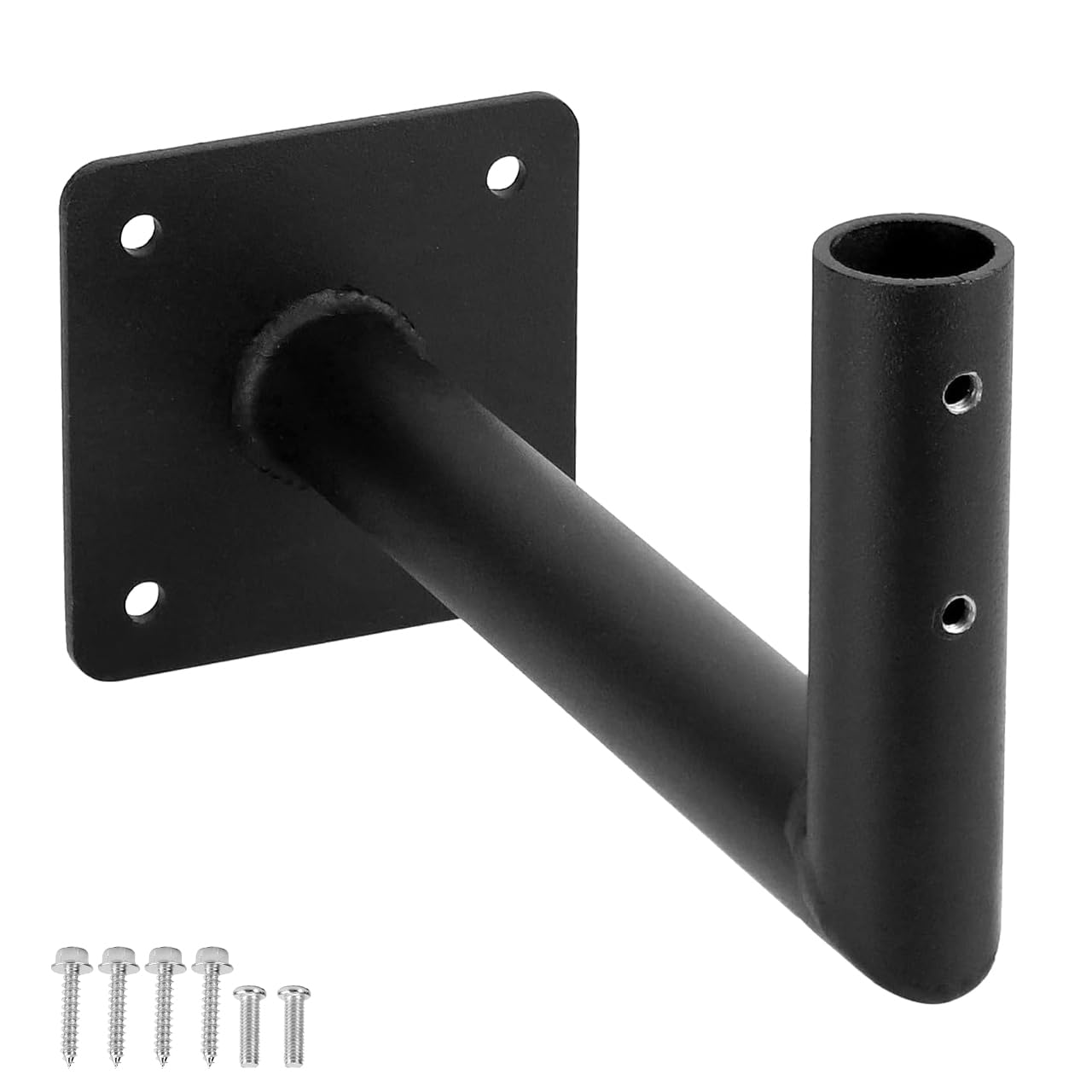 Photo 1 of Weather Vane Roof Mount Bracket with Hardware, TCHOSUZ Heavy Duty Black TV Antenna Mounting, Eaves Weathervane Mounting Bracket for Roofs Cupola Antenna