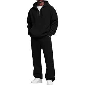 Vividcrate Men Tracksuit 2 Piece Sweatsuit Full Zip Long Sleeve Jogging Suits Athletic Casual Warm Up Outfit