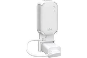 Kidjoyo Wall Mount for Blink Sync Module Core with Short Cable - Save Space - No Messy Wires - Easy Move Mount Bracket Holder for Blink Outdoor Indoor Security Camera