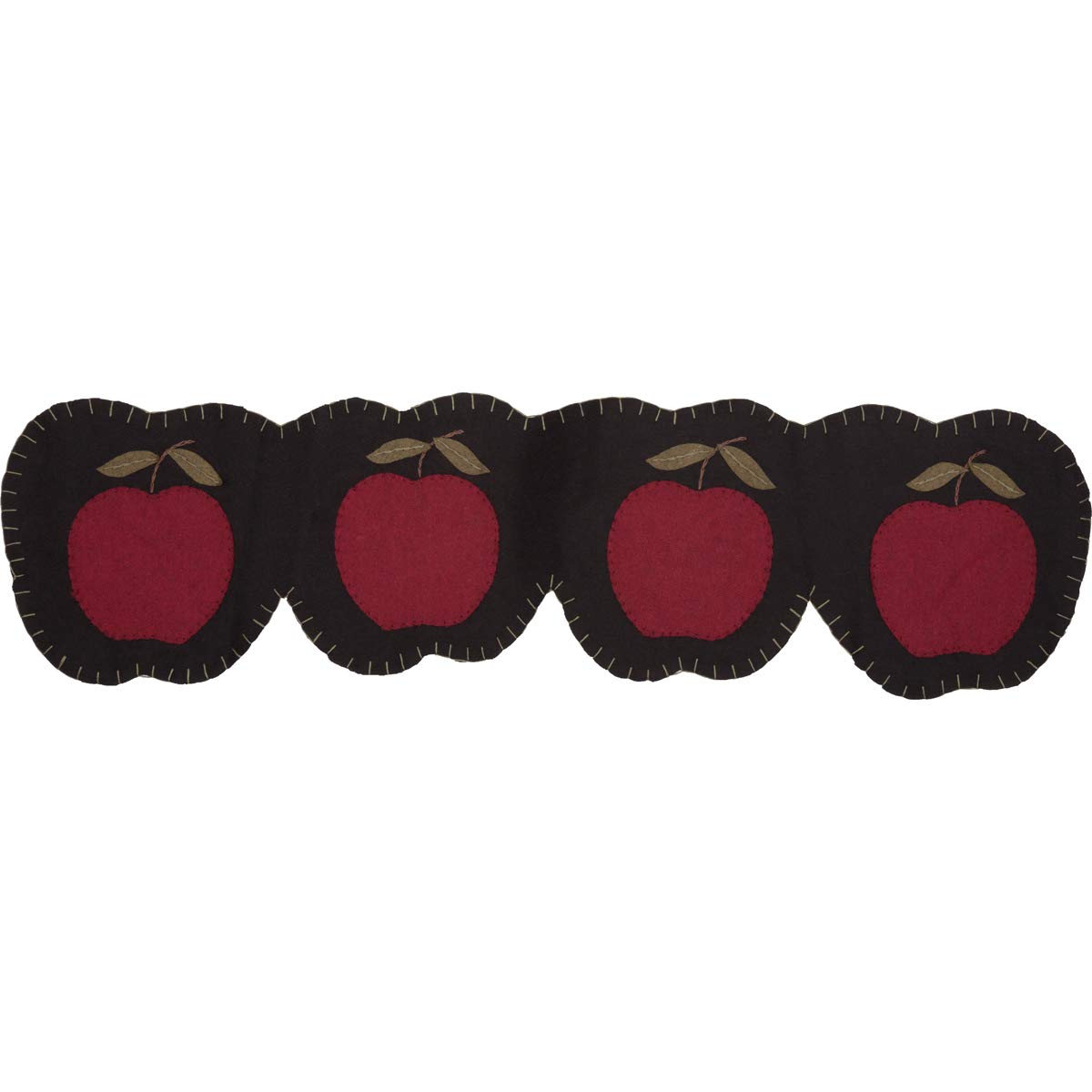 Best Table Runner And Napkins Set Apple Red