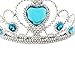 Kids Girl Queen Princess Cosplay Party Crown, Wand, Gloves Halloween Props Accessories Supplies, Light Blue