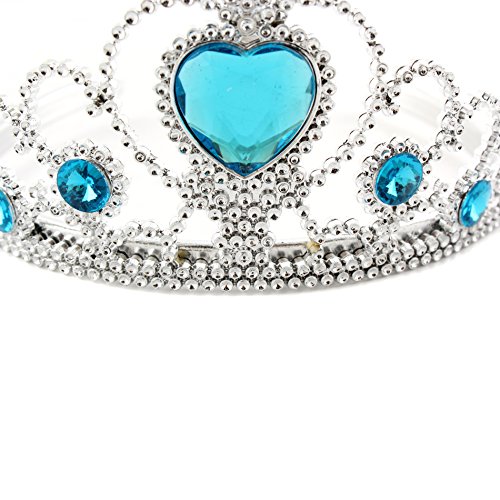 Kids Girl Queen Princess Crown and Wand Halloween Cosplay Holiday Party Accessories Gifts - Image 6