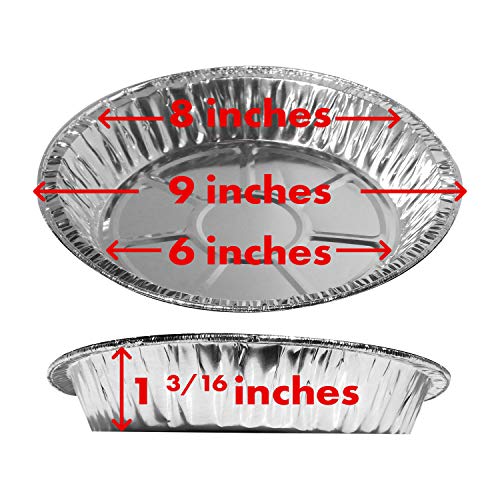2 Premium+Aluminum+Disposable+Plates+Quiche