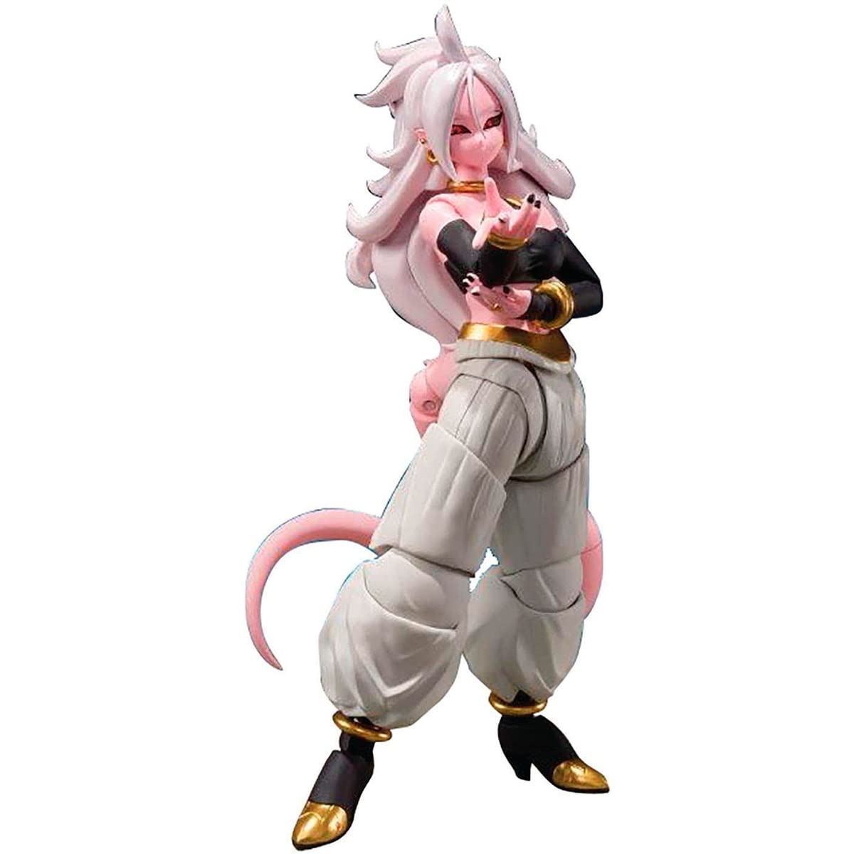 Bandai-65161 Dragonball Dragon Ball Fighter Z Android 21 SHF, Multicoloured, 65161