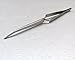 Cross Lock Tweezers Bent Nose Cross Locking TWEEZER SELF Closing 6-1/2