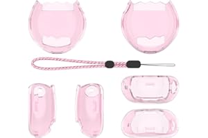 For Tamagotchi Paradise Protective Case – PC Drop-Proof Cover with Precise Cutouts, Lightweight & Stylish (Transparent/Blue/P