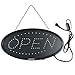LED Open Sign, 19x10inch Upgrade Version Open Sign for Business Advertisement Board Electric Sign, Flashing & Steady Light, for Shop, Bar, Hotel,UL Certification, with Close Sign (71 inch Power Cable)