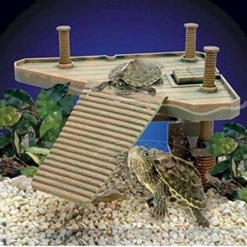 Appetite Reptology Turtle Pier Pet Supply For Small Turtles Frogs Newts Salamanders M Size