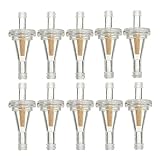 ZYTC 10pcs Clear Gas Inline Fuel Filter for Golf Cart Kawasaki John Deere EZGO