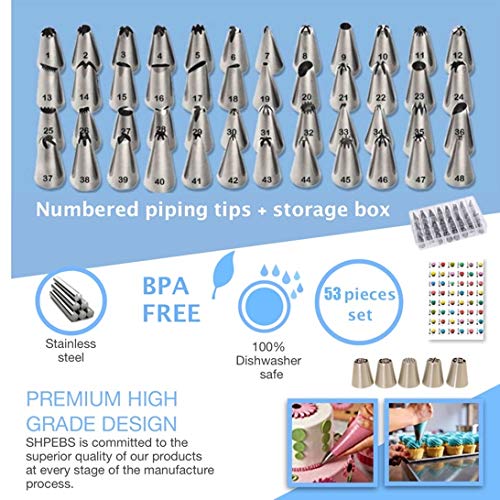Cake Decorating Supplies For Beginners | Cake Decorating Kit Baking Supplies Set | Aluminum Rotating Turntable Stand | Frosting Piping Tips & Icing Bags | Smoother & Spatula, Frosting & Pastry Tools - Thumbnail 3