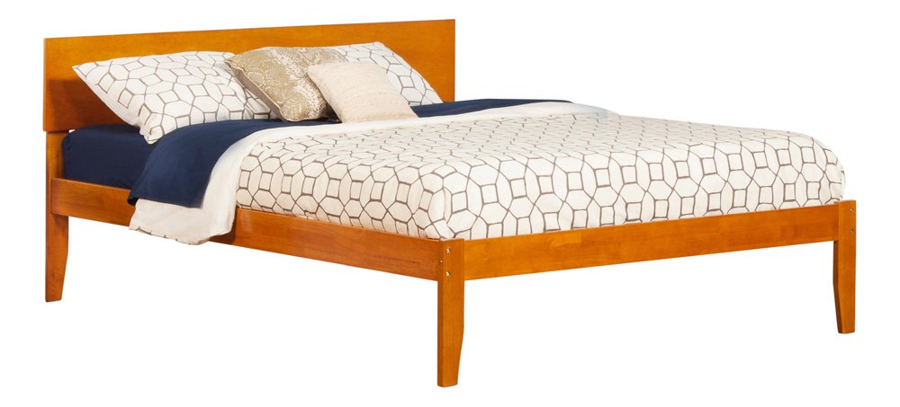 Best caramel wooden bed frame
