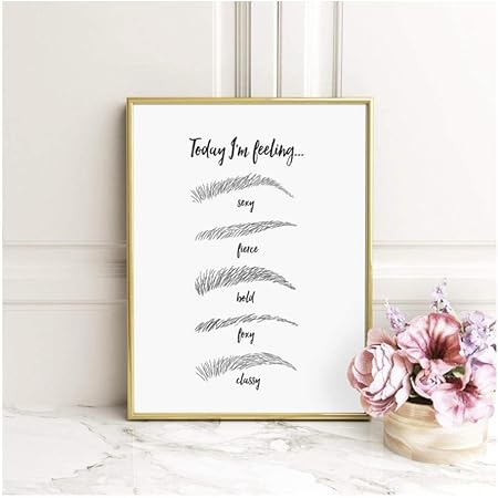 Wadyx Pintura en Lienzo Imágenes en Blanco y Negro Imprimir Ceja