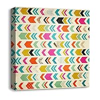 Canvas Wall Art Abstract Color Canvas Prints Home Artwork Decoration for Living Room,Bedroom - 12x12 inches