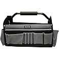 McGuire-Nicholas 15" Collapsible Tool Tote, Grey and Black Tool Tote Bag, 22015