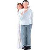 BUTILIVEEN Dad and Adult Daughter Figurines, Gifts for Dad from Daughter for Father’s Day, Christmas and Wedding, Father of The Bride Gifts, 8inch, Resin