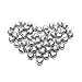 50pcs Tibetan Silver Sweet Heart Spacer Metal Beads 6mm ~Jewelry Findings~