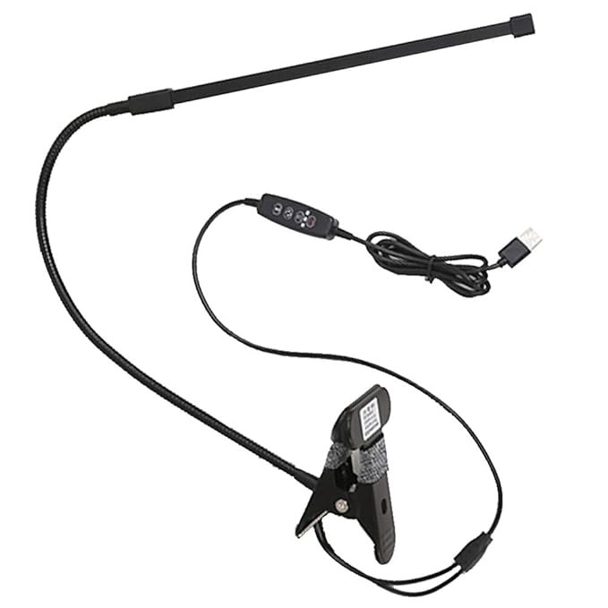 Uonlytech LED Grow Light Bar USB Powered 3 Dimmable Plant Light Clip Light for Hone Office Flower Shop Planting