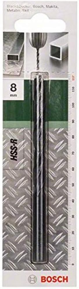 Bosch HSS-R Metal Drill Bits 8.0mm Diameter