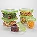 OXO Good Grips 12-Piece LockTop Container Set with Green Lids