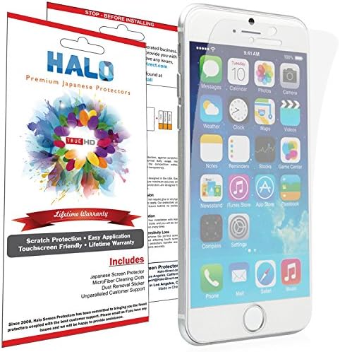 Apple Iphone 7 Plus - Halo Screen Protector Film High Definition (HD) Clear (Invisible) (3-Pack)