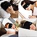 Sleep Headphones,Lavince Wireless Bluetooth Headphones Music Travel Sleeping Headset 4.2 Bluetooth Eye Mask Handsfree Sleep Eye Shades Built-in Speakers Microphone Washable Black