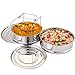 Aozita 8 qt Steamer Insert Pans for Instant Pot 8 Quart Accessories - Stackable Food Steamer with Sling for Pressure Cooker Pot in Pot Cooking, Baking, Casseroles, Lasagna Pans - Interchangeable Lid