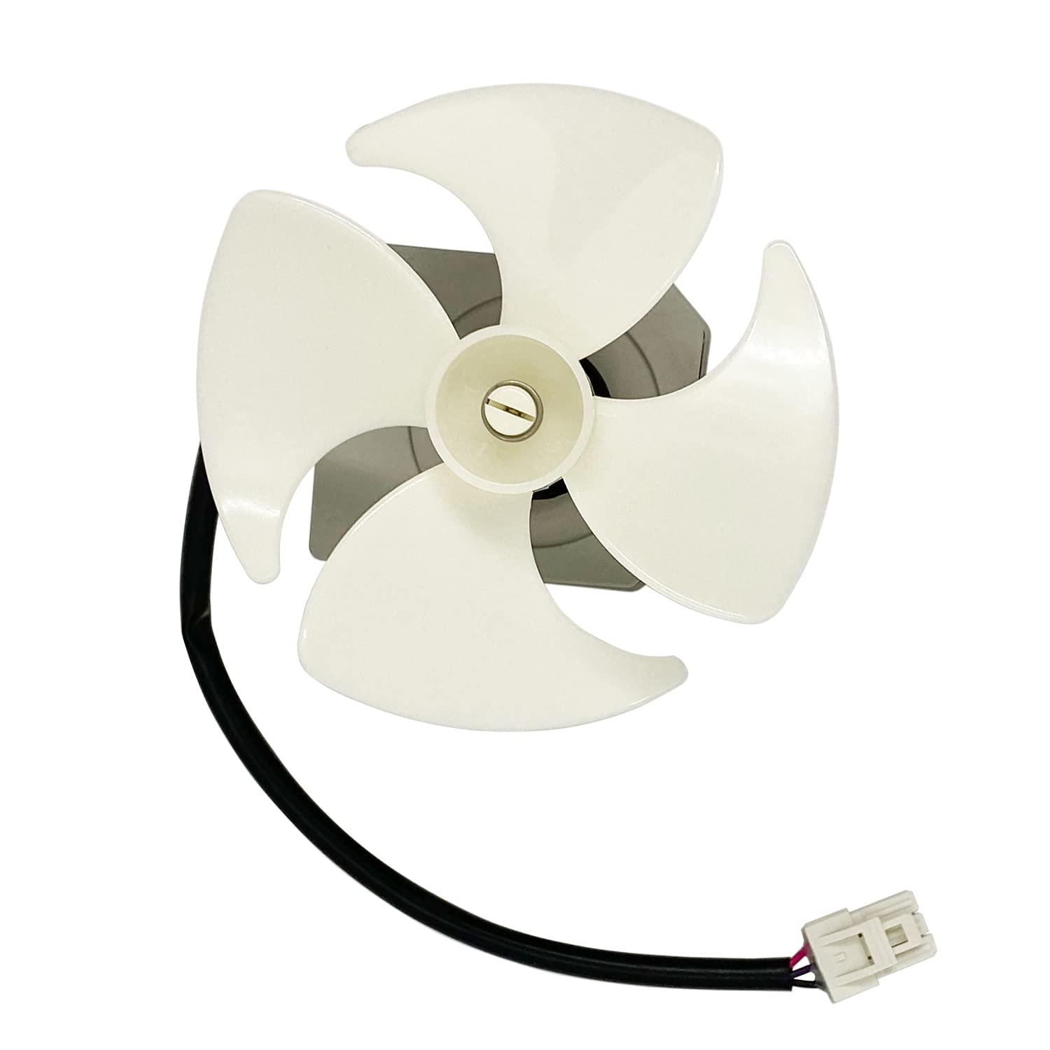 DC12V Refrigerator Evaporator Fan Motor Assembly KBL-48ZWT05-1202A for Frigidaire, Magic Chef Fridge, Omar Refrigerator 2W 2200RPM CCW Replace 5304518492 3059900004
