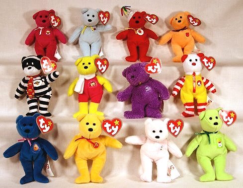 mcdonald's 25th anniversary beanie babies