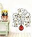 Bellaa Metal Wall Art Retro Rustic Distressed Flower Butterfly Vintage 3D Vase Abstract Modern Indoor Kitchen Living Room Outdoor Garden Patio Yard 27 inch