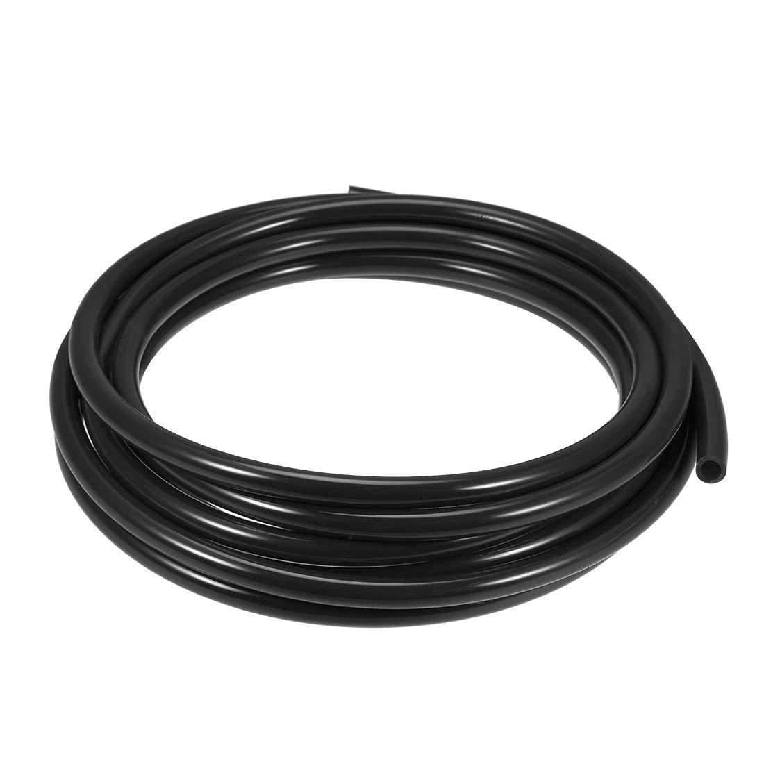 sourcing map Pneumatic Air Tubing, 12mm OD x 8mm ID 5m (197 Inch) PU Polyurethane Air Compressor Tubing Hose Pipe Black โ image 1
