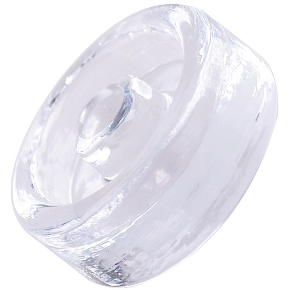 Pickling Kit Glass Fermentations Weights Heavy Glass Fermenting Lids with Easy Grip Handle Pickle Canning Jar Weight Wide Mouth Jar Fermentations Weight for Pickle Jar