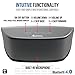 Bluetooth Speakers, Alpatronix AX420 Universal HD 10W Portable Rechargeable Wireless Stereo Bluetooth Speaker w/ Mic, Subwoofer, Volume/Playback Controls for Smartphones, Tablets & Computers - Gray