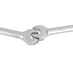 KINJOEK 2 PCS 10mm 12PT Ratchet Wrench, Metric