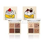 [Holika Holika] Lazy & Joy Gudetama Cupcake Eye Paltte Shadow 6g (#01 Red Velvet)