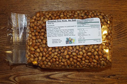 Soy Nuts Roasted Unsalted (no salt) 1 Lb