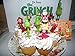 The Grinch Movie Deluxe Cake Toppers Cupcake Decorations Set of 14 with 12 Figures Featuring Classic and New Characters and A Special Notebook and Eraser Gift Set!