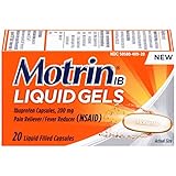 Motrin IB Liquid Gels, 20 Count