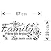 TIFENNY Hot Art Family Beautiful Flower Wall Stickers Home Words Decor Wall Sticker
