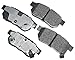 Akebono-ACT374 Ultra Premium Rear Brake Pads, GREY