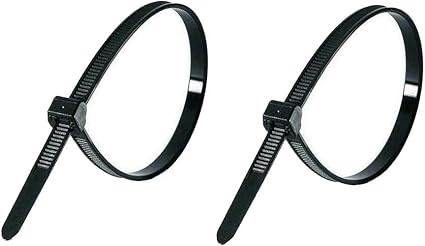 Kippen 9015e Confezione Da 50 Pezzi Di Fascette Per Cablaggio Nere 4 8 X 300 Mm Amazon It Fai Da Te