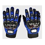 AutoStark Pro Biker Bike Riding Full Gloves (Size,Colour) Variation (XL, Blue)