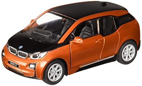 1:32 Scale BMW i3 Electric Car Model (Solar Orange Metallic w/Frozen Grey accent)