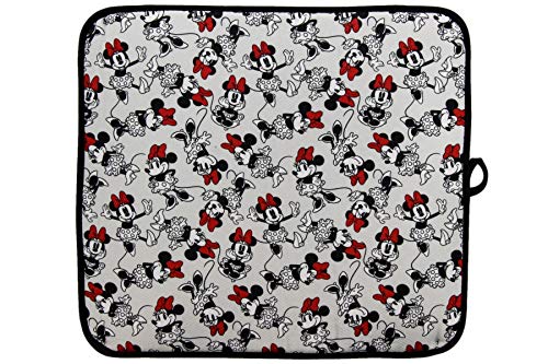 Best Brands Disney Kitchen Dish Drying Mat - Ultra Absorbent Reversible Microfiber Drying Mat-Soft Surface for Air Drying Dinnerware, Delicate Crystal and Stemware, Pots, Pans, 16 x 18 in, Minnie Grey